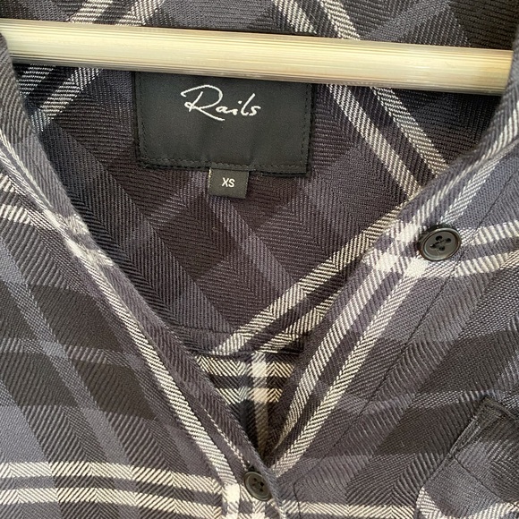 Rails Bianca Dress Onyx/Slate/White Size XS - Picture 6 of 9